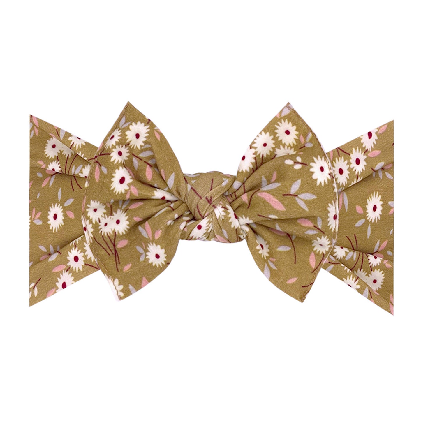 Baby Bling Bows - Baby Bling® Printed Knot soft nylon headband: Delilah