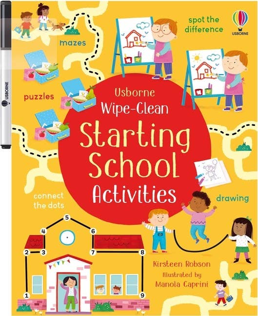 HarperCollins - Wipe-Clean Starting School Activities : Usborne