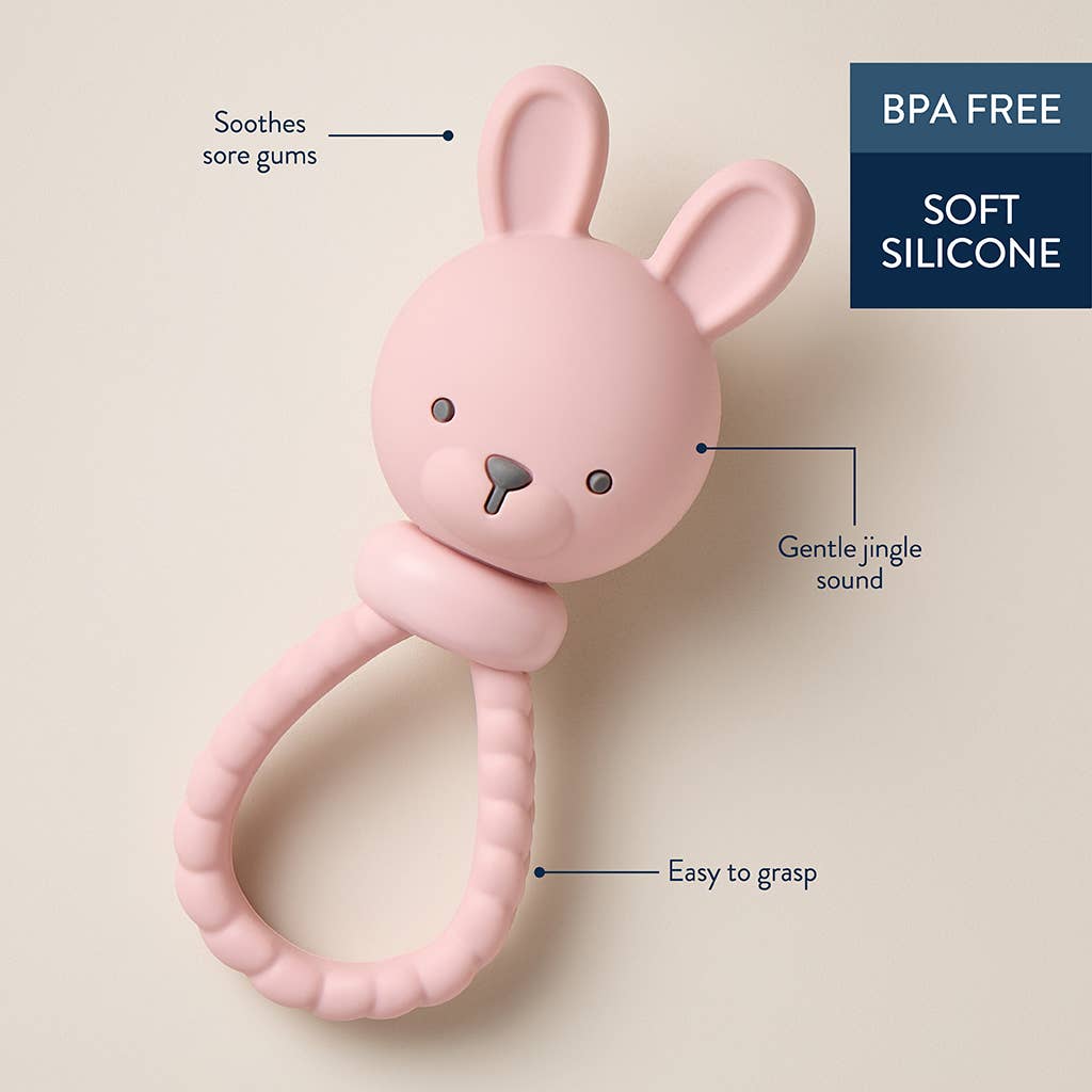 Itzy Ritzy - Pink Bunny Sweetie Rattle™