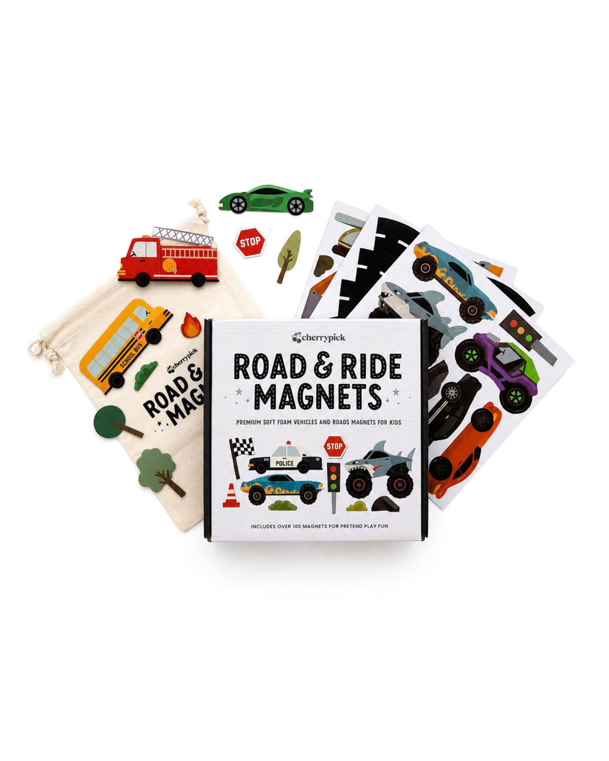 Cherrypick - Road & Ride Car Magnets Set (100pc set)