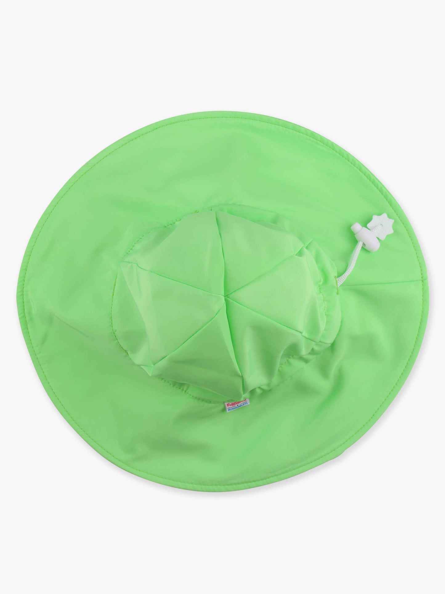 RuffleButts + RuggedButts - Kids Neon Honeydew Sun Protective Hat: Green