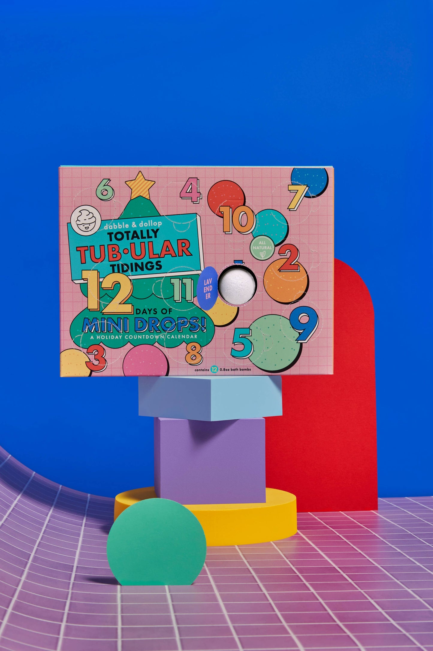 Dabble & Dollop - 12 Days of Mini Bath Bombs Countdown Calendar