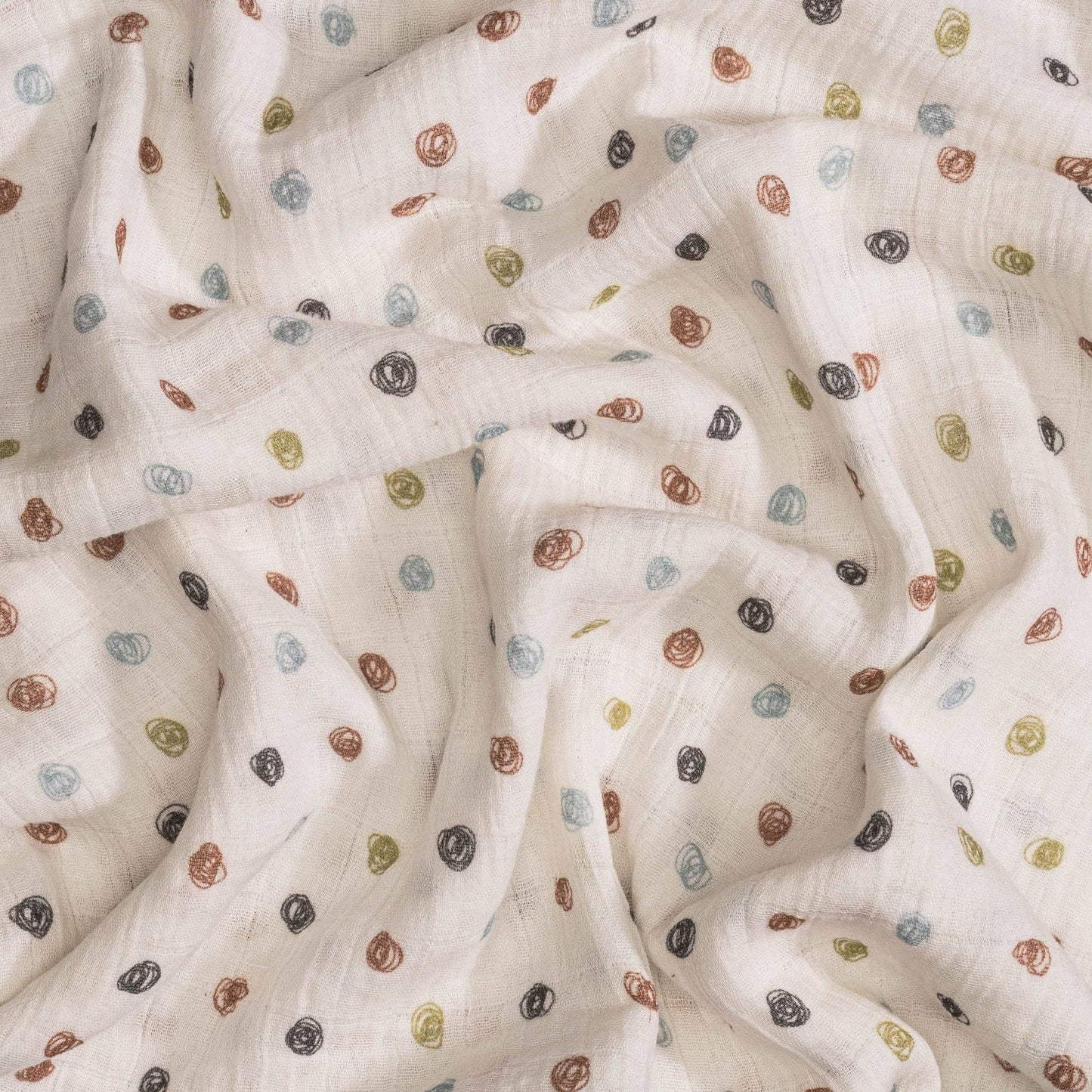 Crane Baby - Charlie 2-pc. Farmhouse Tractor/Dot Swaddle Set