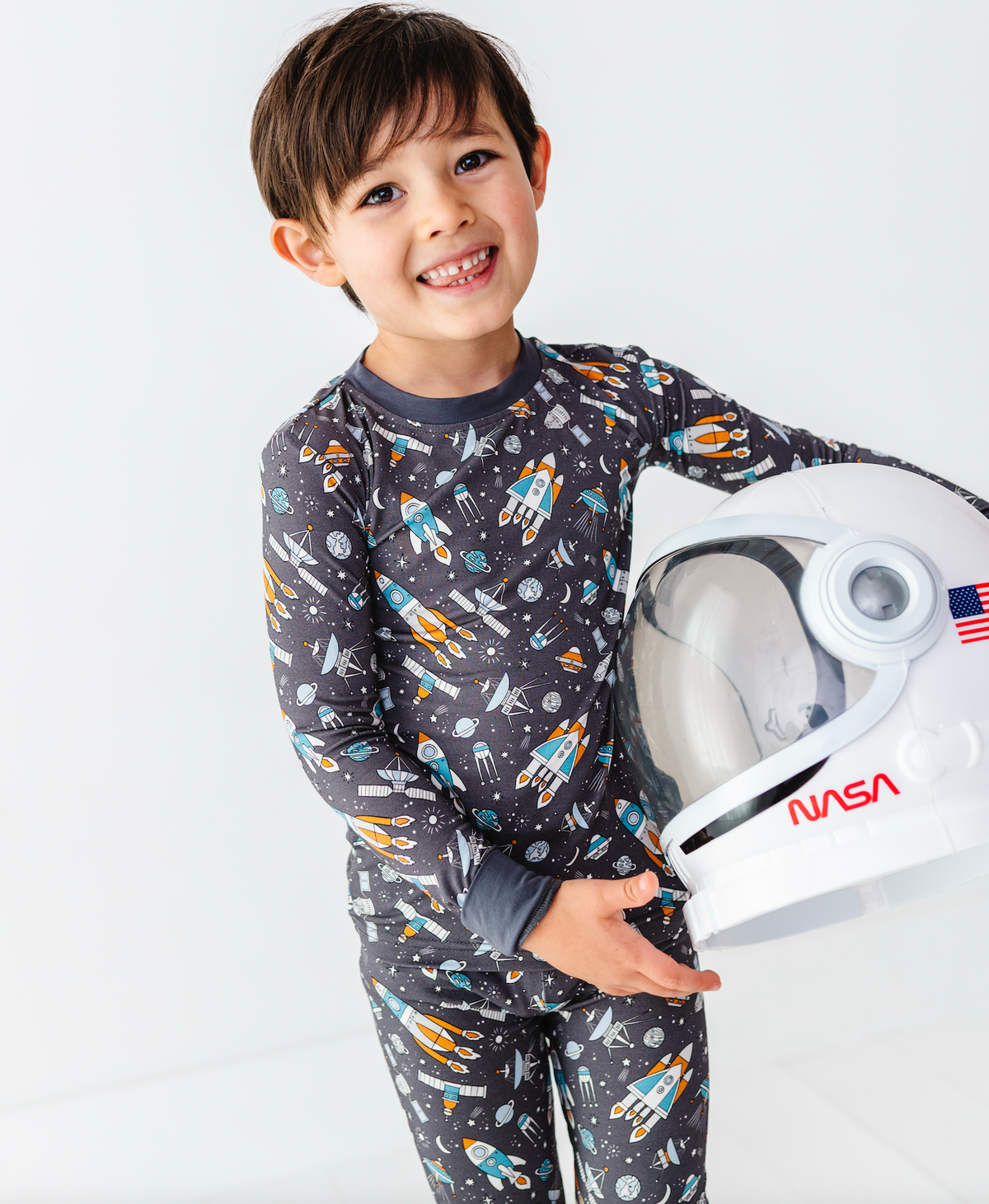 Bird & Bean® - Kids Bamboo Pajamas - Orbit
