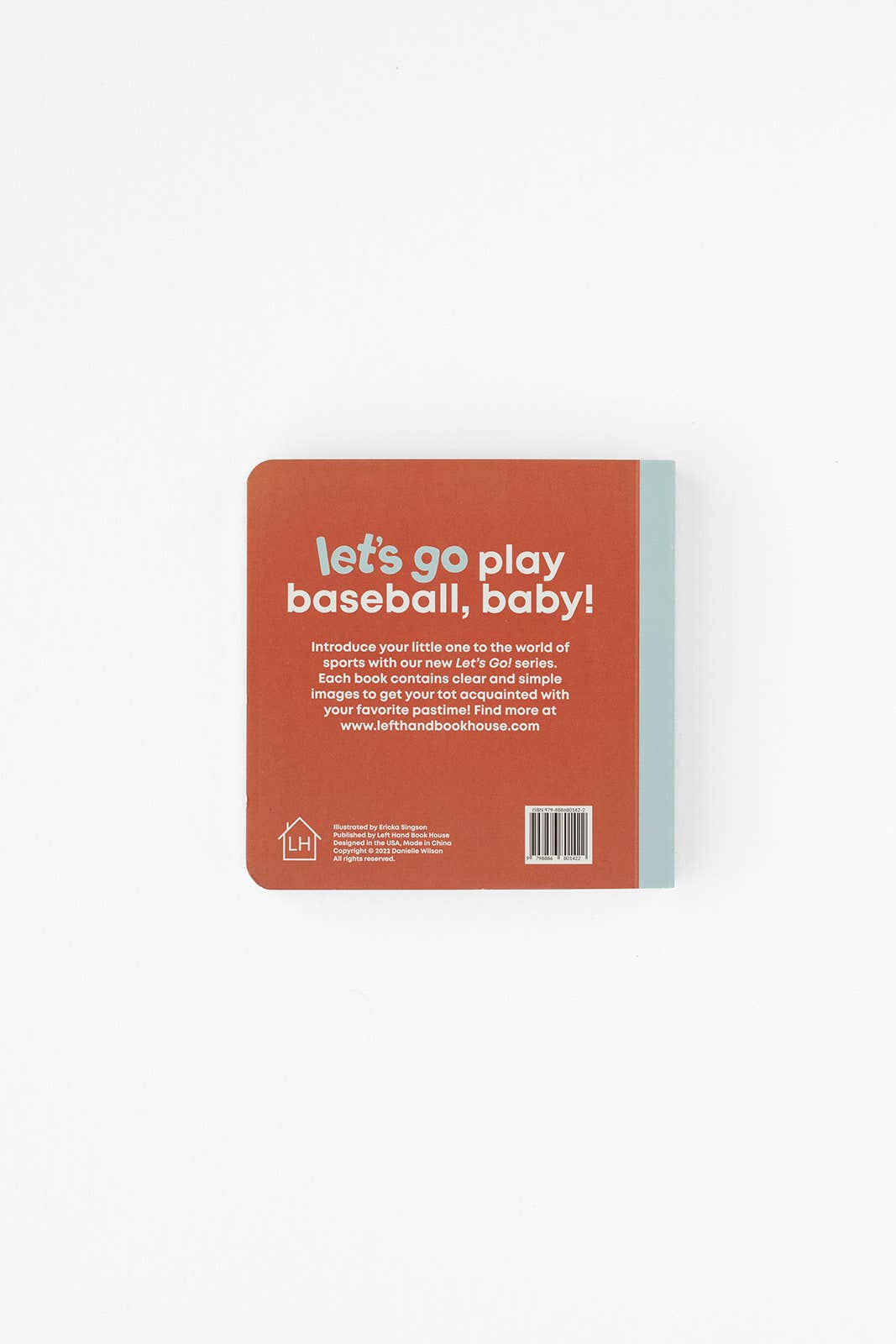 Left Hand Book House - Baseball Baby- Board Book