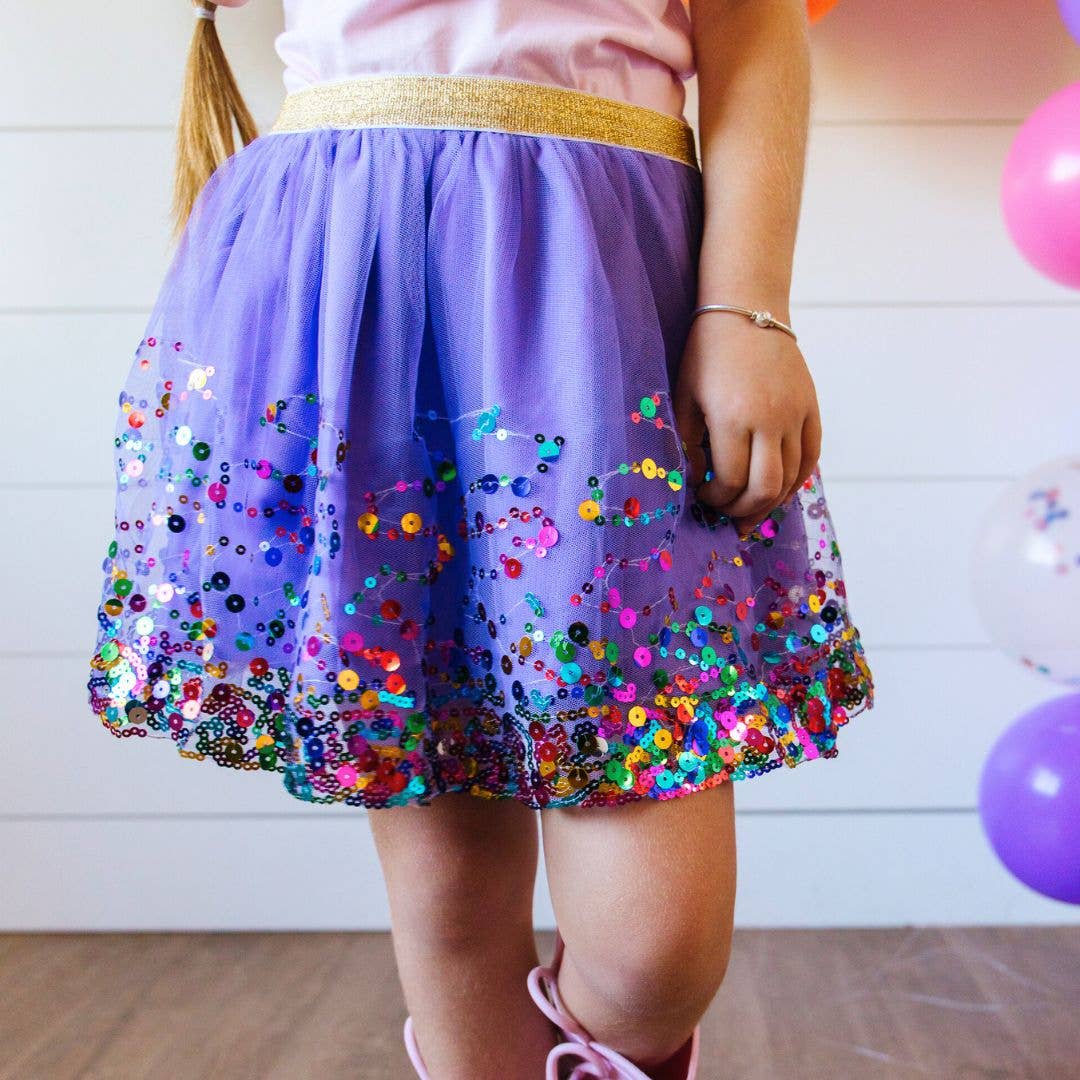 Sweet Wink - Lavender Confetti Tutu - Dress Up Skirt - Tutu