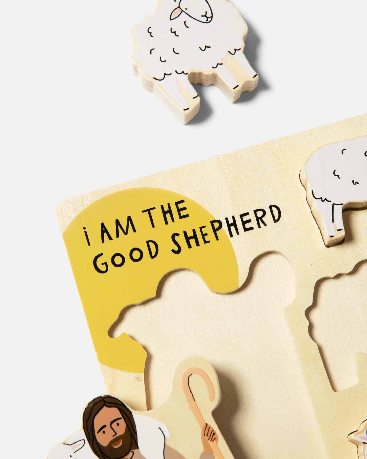 Be A Heart - Wooden Puzzle | Catholic Puzzle For Kids | Kids Toy: Good Shepherd