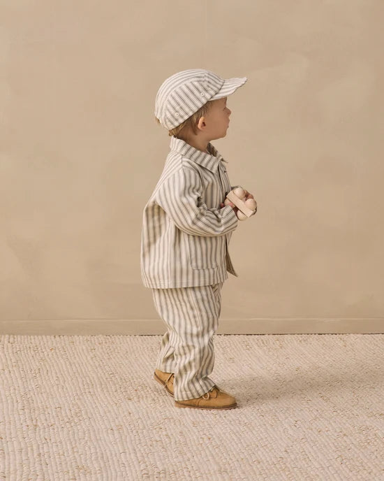 Quincy Mae - Grayson Pant || Laurel Pinstripe
