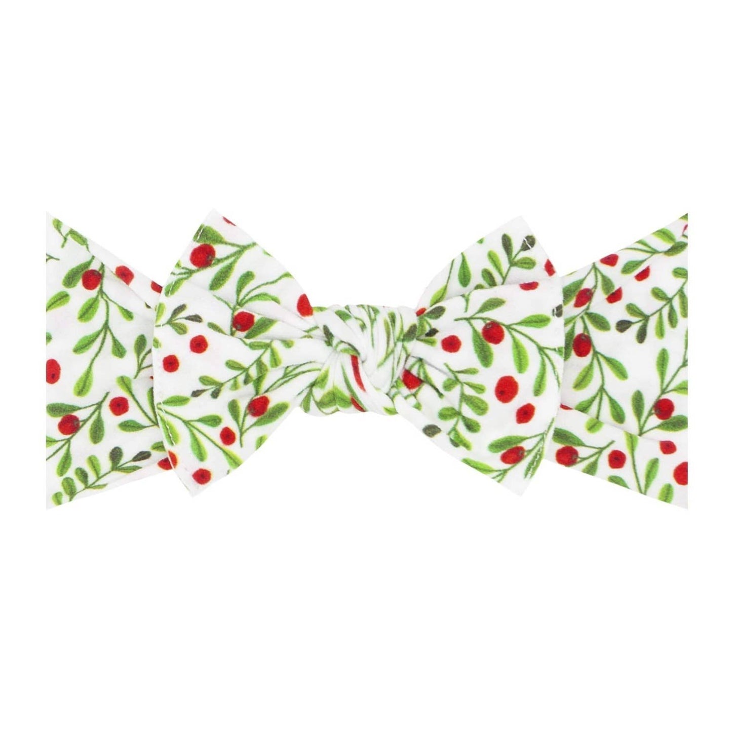 Baby Bling Bows - Baby Bling® Holiday Printed Knot soft nylon headband: Holiday