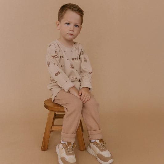 Makemake Organics - Organic Tee & Foldover Pants Set - Farm