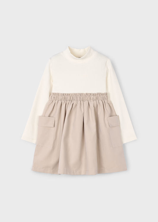 Mayoral - Cargo Dress - Sand