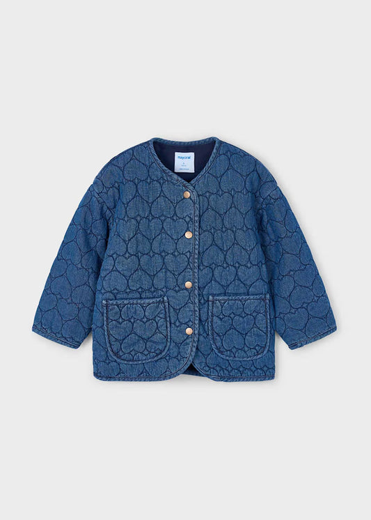 Mayoral - Heart Printed Denim Jacket (4442)