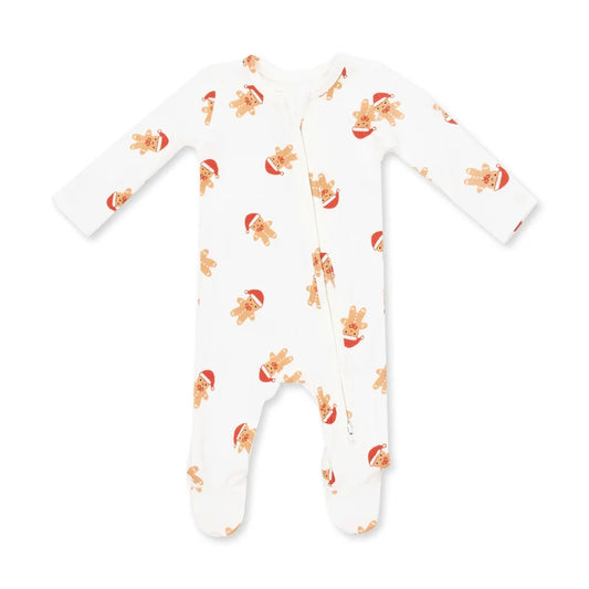 Angel Dear - Simple Gingerbread 2 Way Zipper Footie