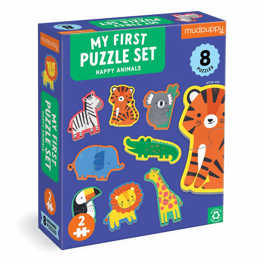 Mudpuppy - My First Puzzle Set Happy Animals