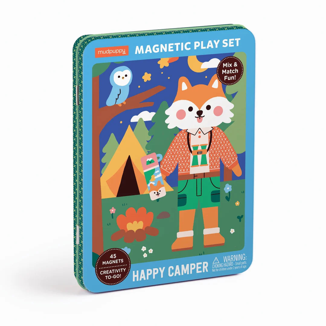 Mudpuppy - Happy Camper Magnetic Play Set