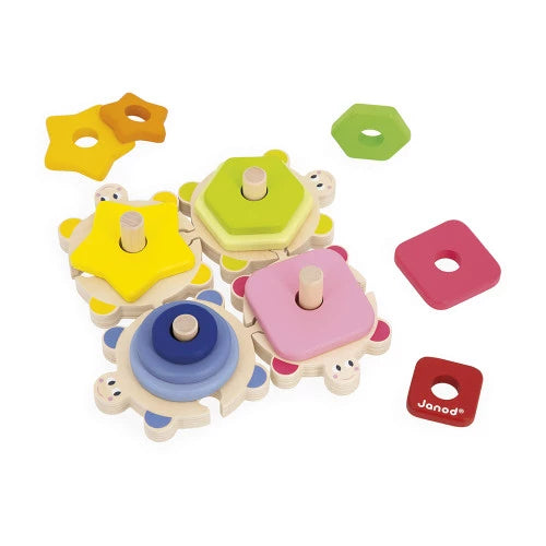 Janod - Zigolos Stackable Turtle Puzzle