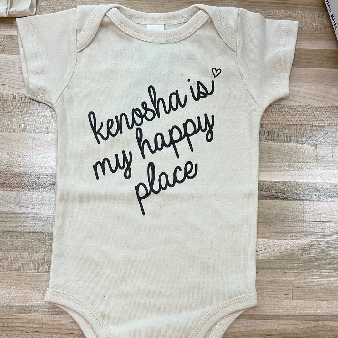 Morado Designs - Kenosha is my Happy Place Onesie