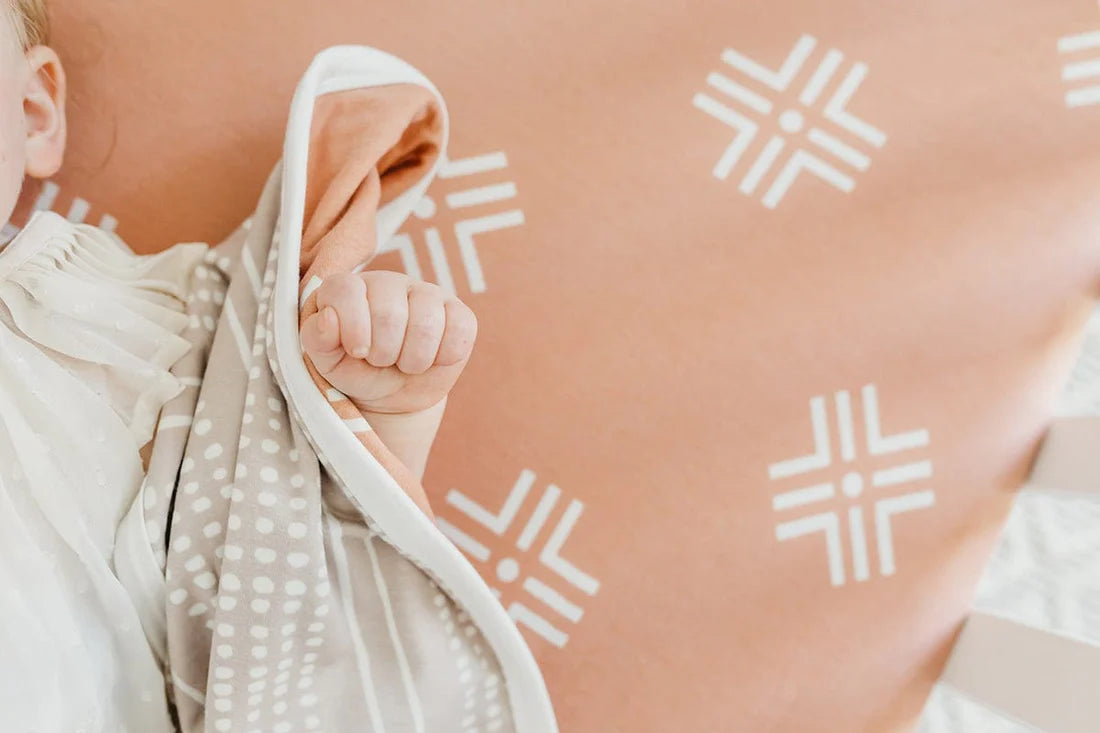 Copper Pearl - Mesa Premium Knit Fitted Crib Sheet