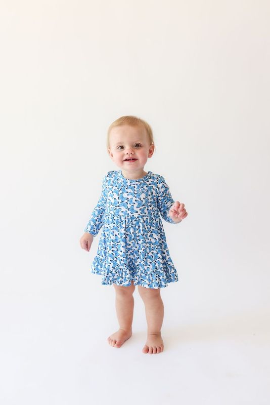 Posh Peanut - Nayeli Ruffled Twirl Bodysuit Dress