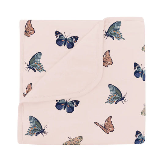 Kyte Baby - Blush Butterfly Baby Blanket