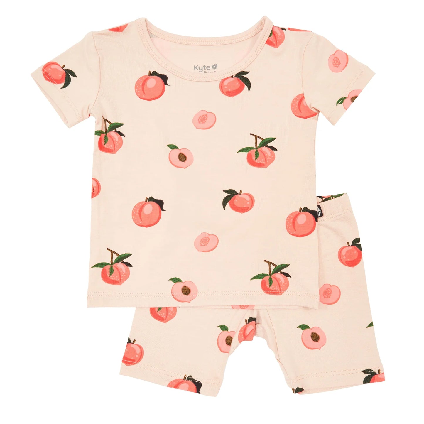 Kyte Baby - Peach Short Sleeve Toddler Pajama Set