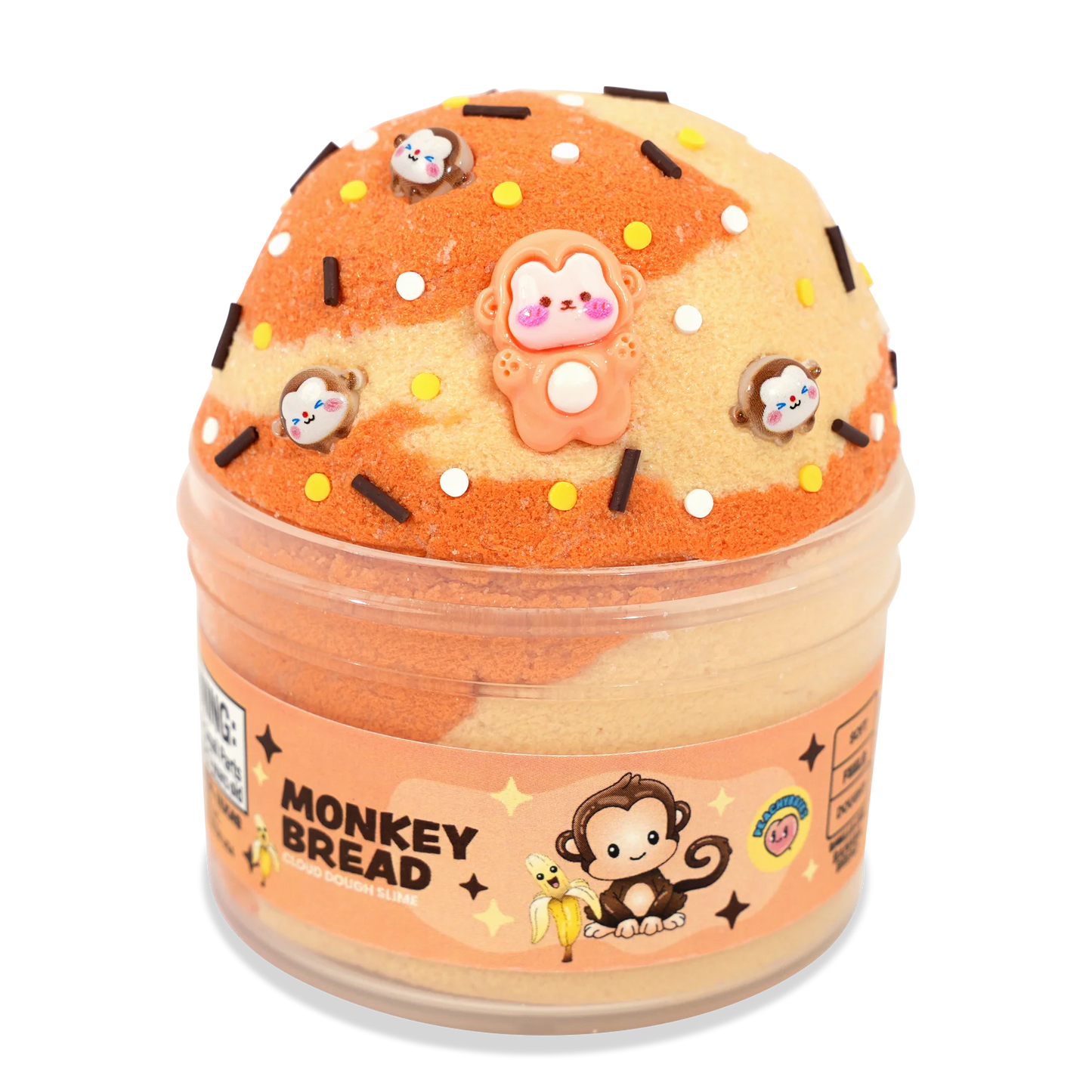 PeachyBbies - Monkey Bread Cloud Dough Slime
