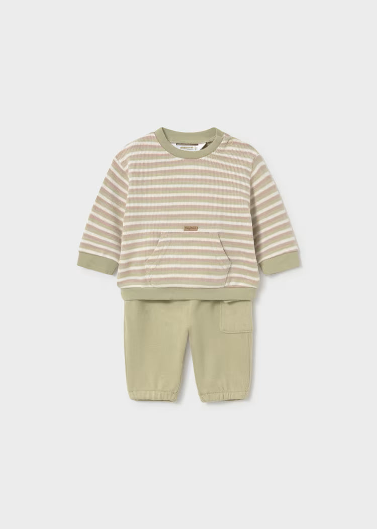 Mayoral - Striped Bay Leaf Set (2665)