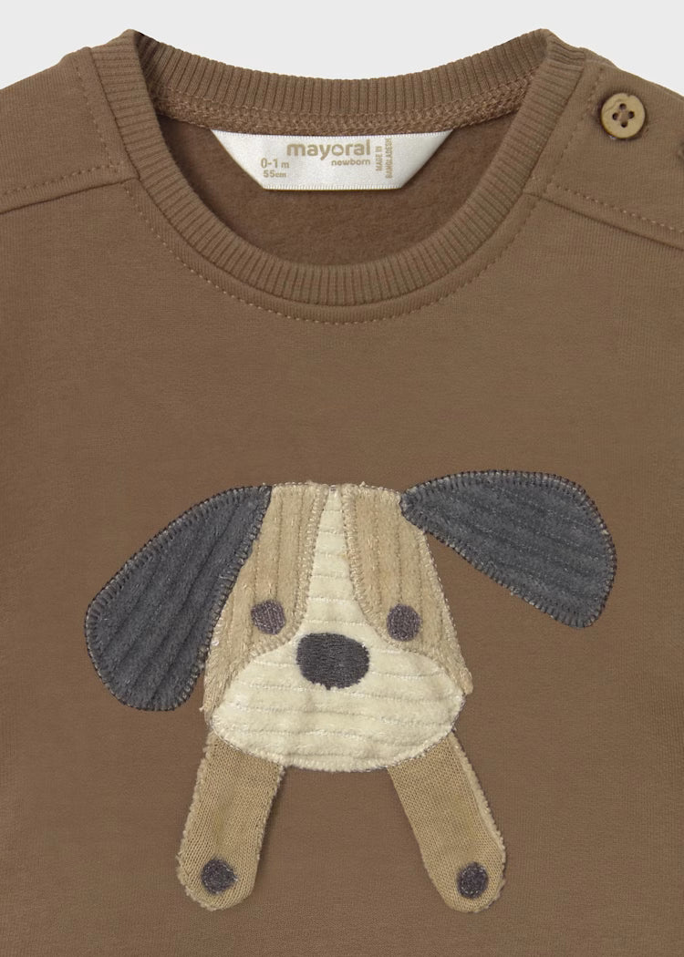 Mayoral - Puppy Brown Pullover (2406)