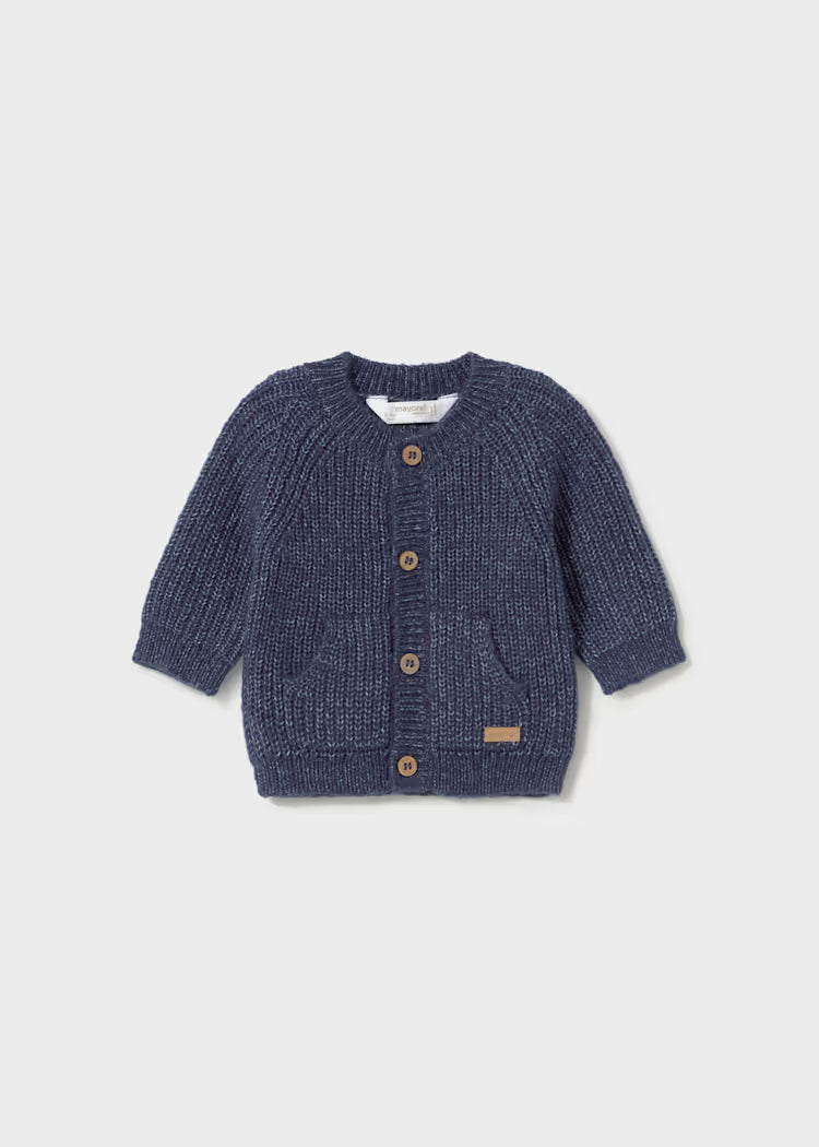 Mayoral - Heather Indigo Knit Cardigan (2370)