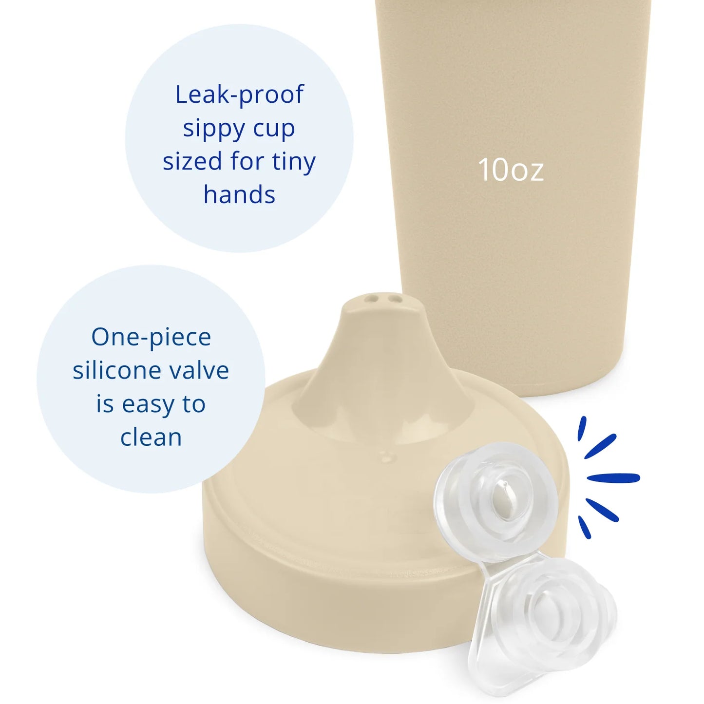 Re-Play - No-Spill Sippy Cup - Sand