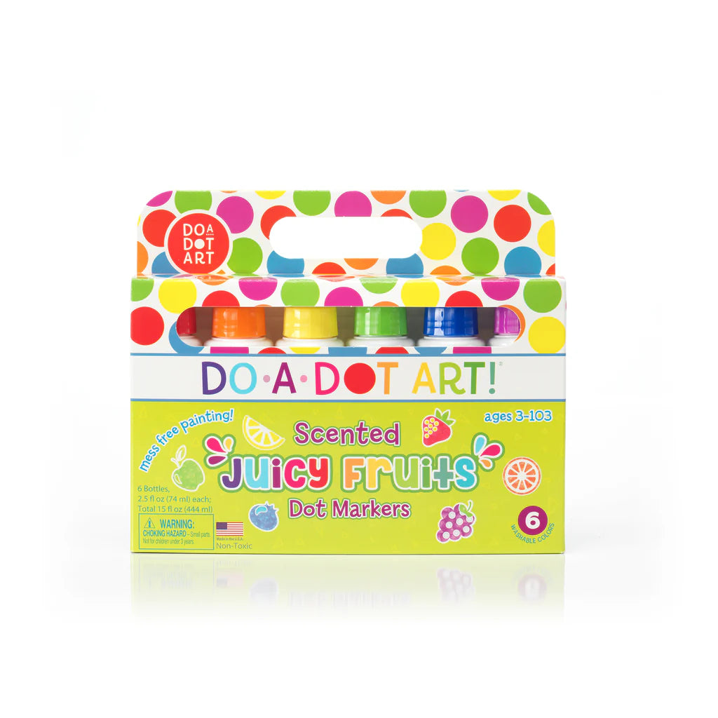 Do-A-Dot-Art - Juicy Fruits Scented Dot Markers 6pk
