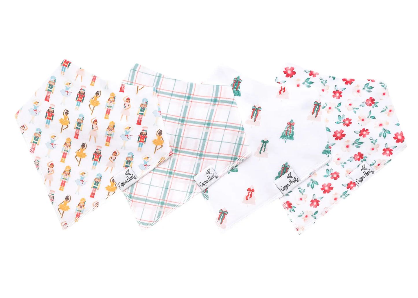 Copper Pearl - Juliet Bandana Bib Set (4-pack)