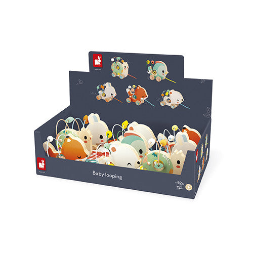 Janod - Pure Animal Baby Looping Pull-Along