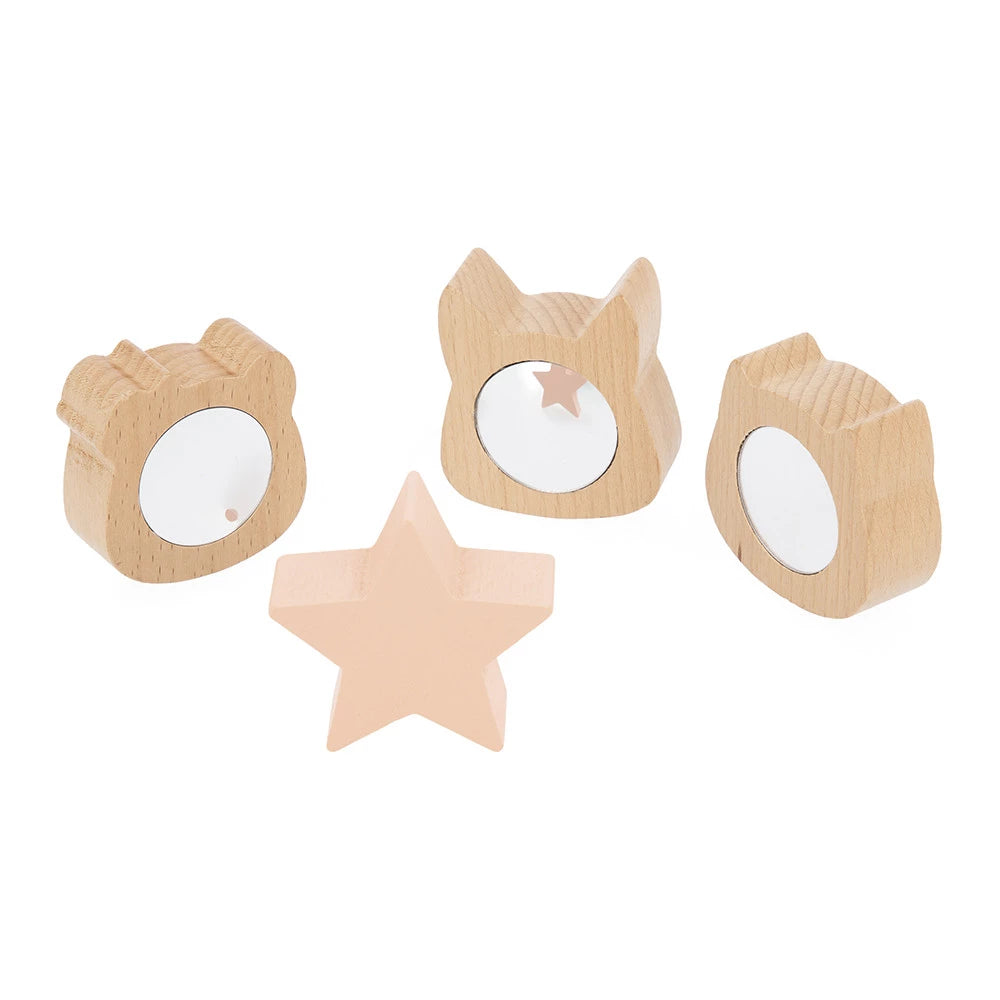 Janod - Pure Fabrics Shape Sorter Box