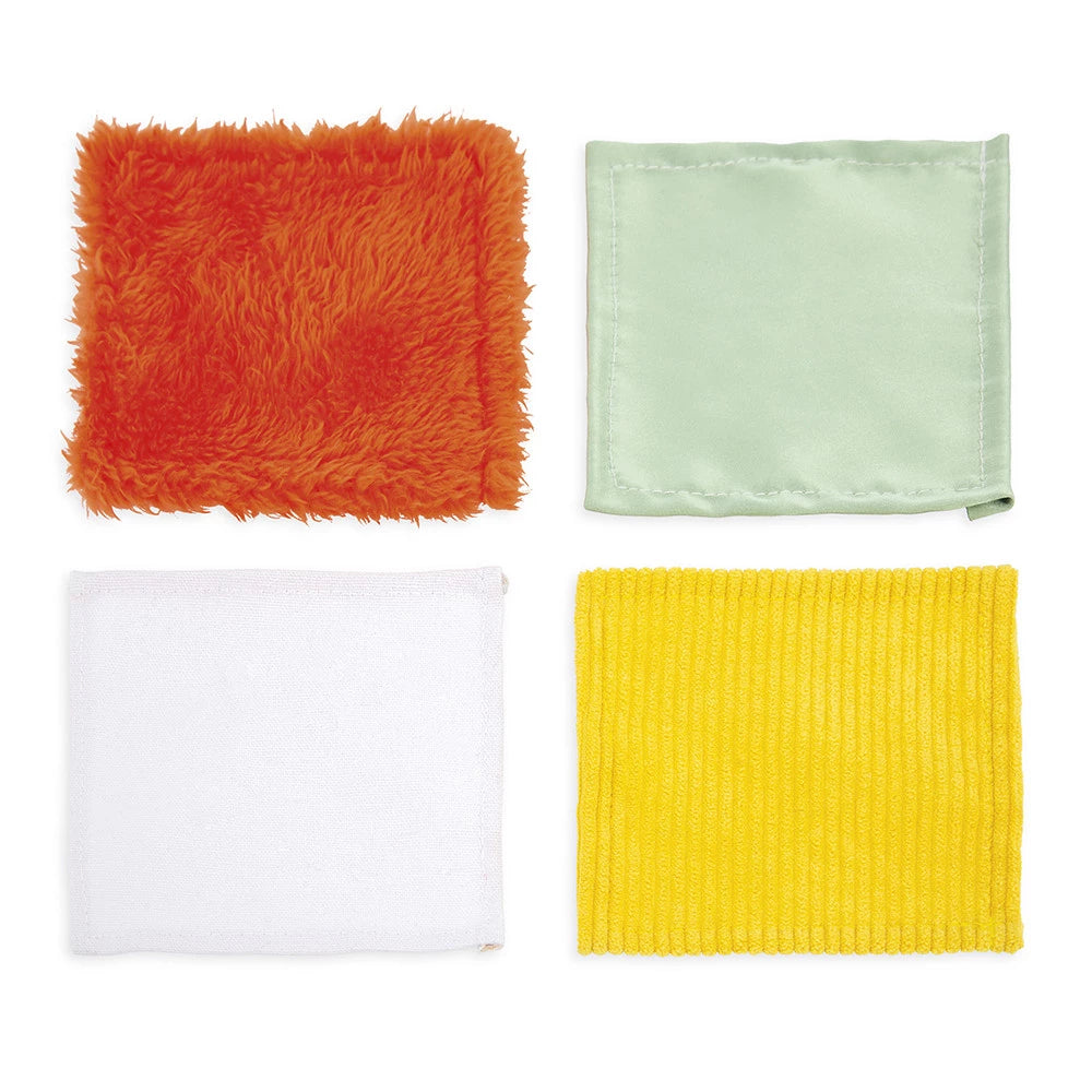Janod - Pure Fabrics Shape Sorter Box