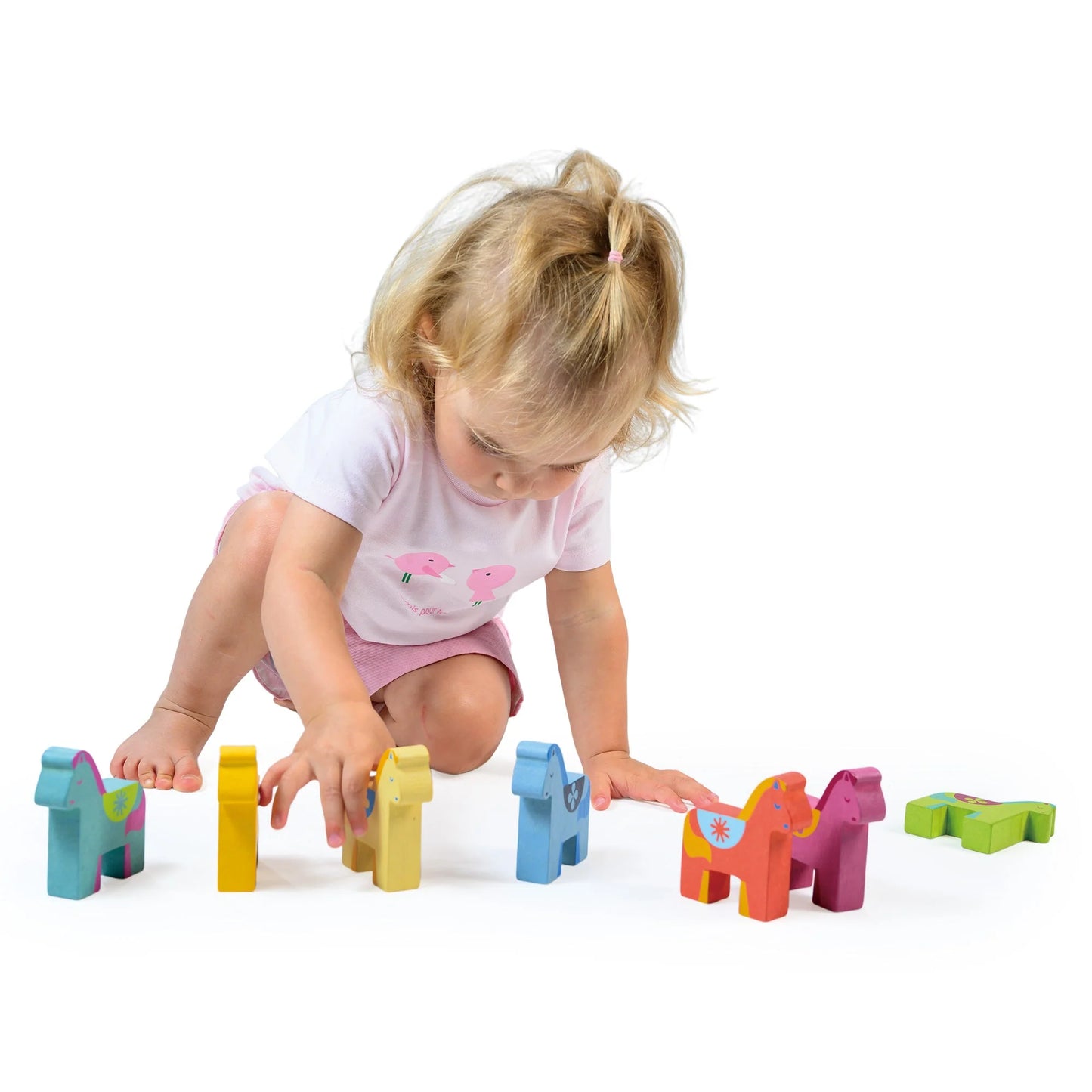 Mentari Toys - Rainbow Pony Playset