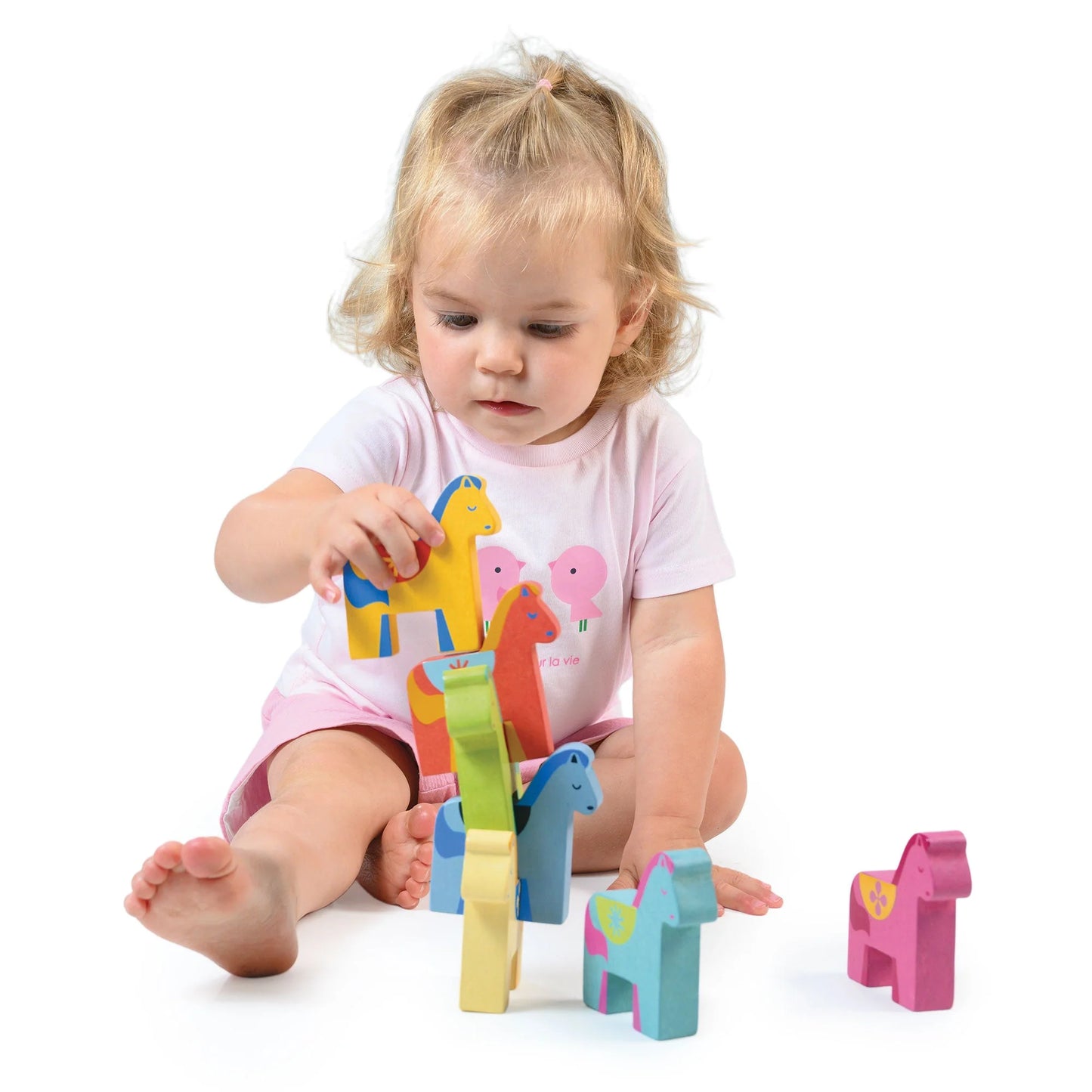 Mentari Toys - Rainbow Pony Playset