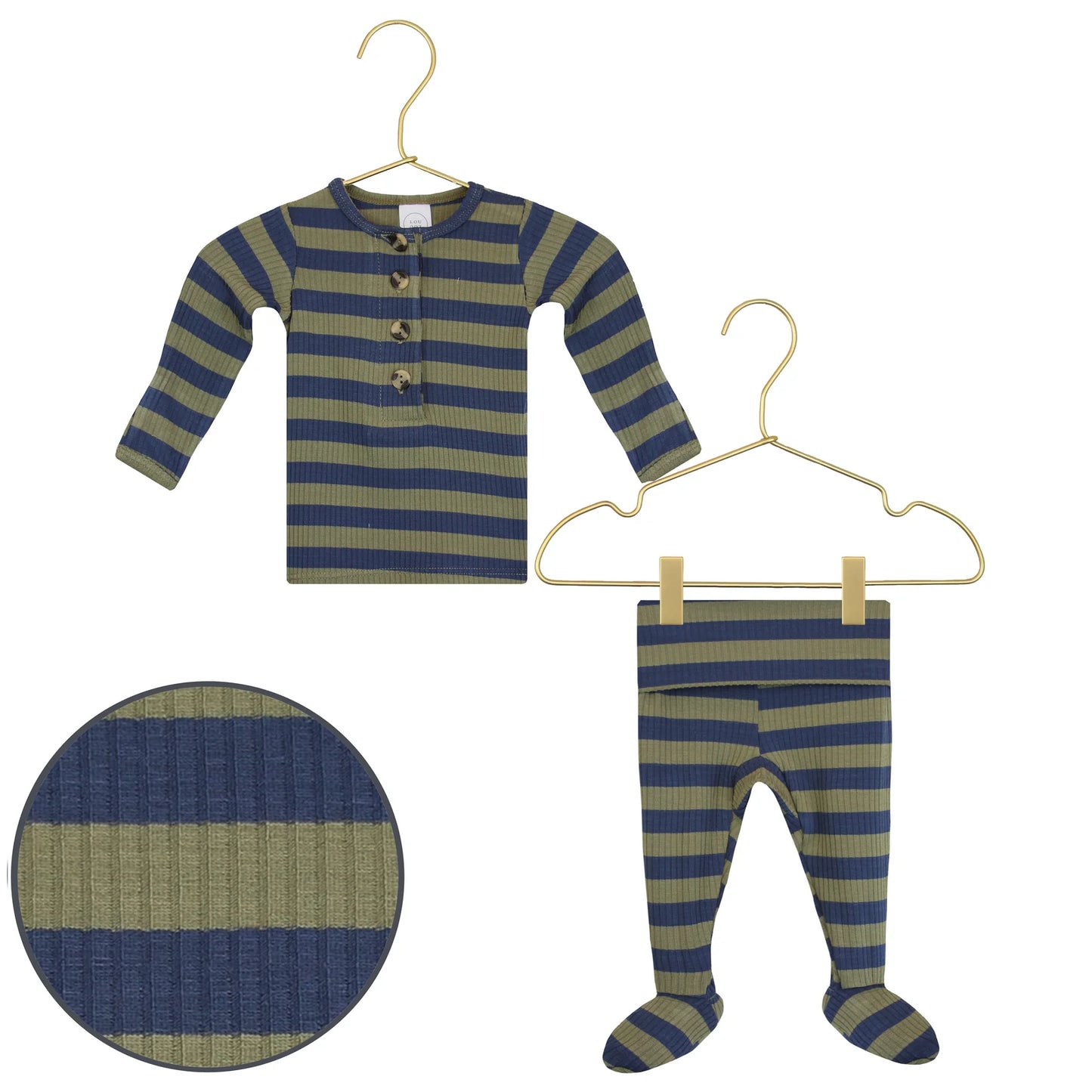 Lou Lou and Company - Rome Ribbed Top + Bottoms