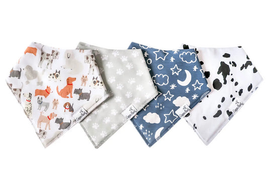 Copper Pearl - Rufus Bandana Bib Set (4-Pack)