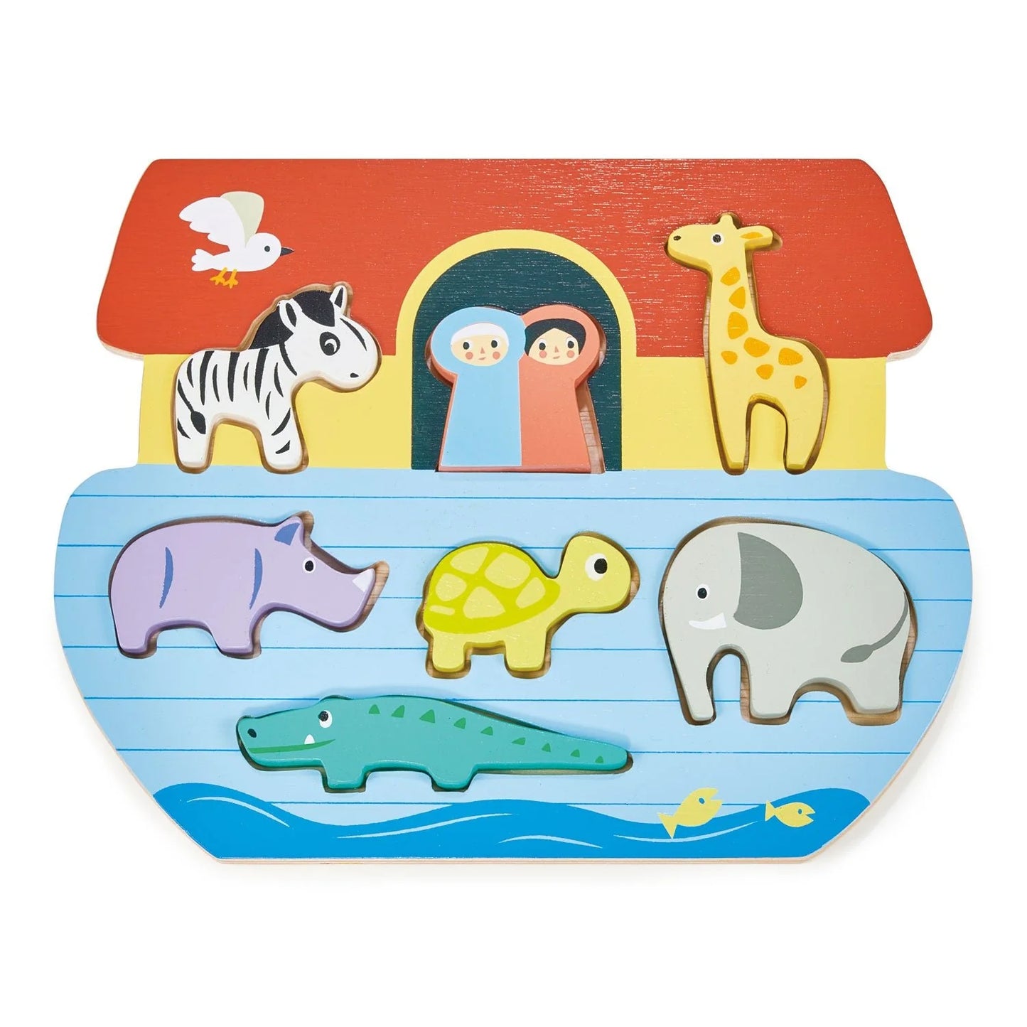 Mentari Toys - Shape Sorting Ark Tray