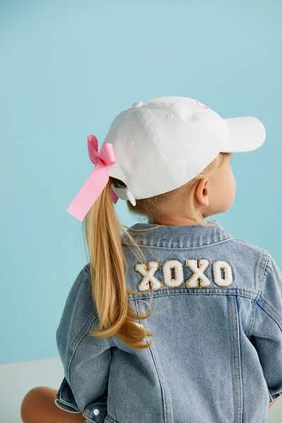 Mudpie - Glitter Patch Denim Jacket