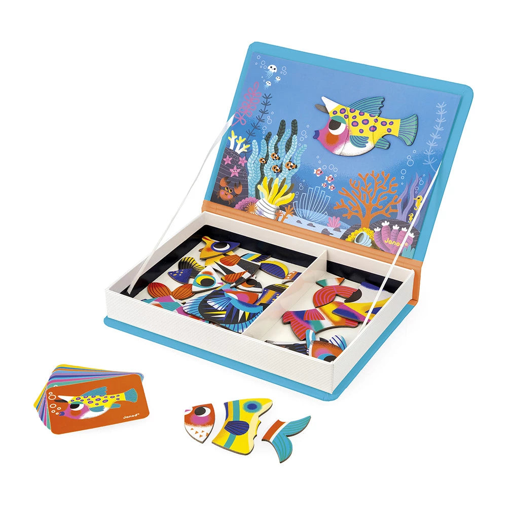 Janod - Magneti'book - Tropical Fish