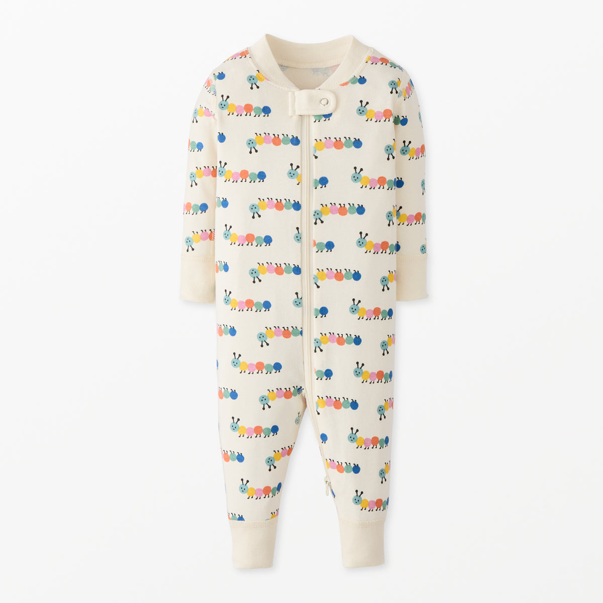 Hanna Andersson - Colorful Caterpillar - Baby 2-Way Zip Sleeper