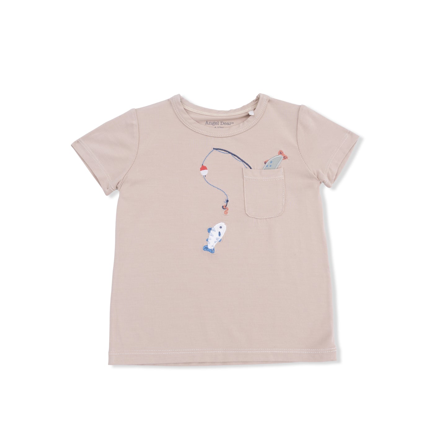 Angel Dear - Gone Fishing Crew Neck Tee with Cargo Short