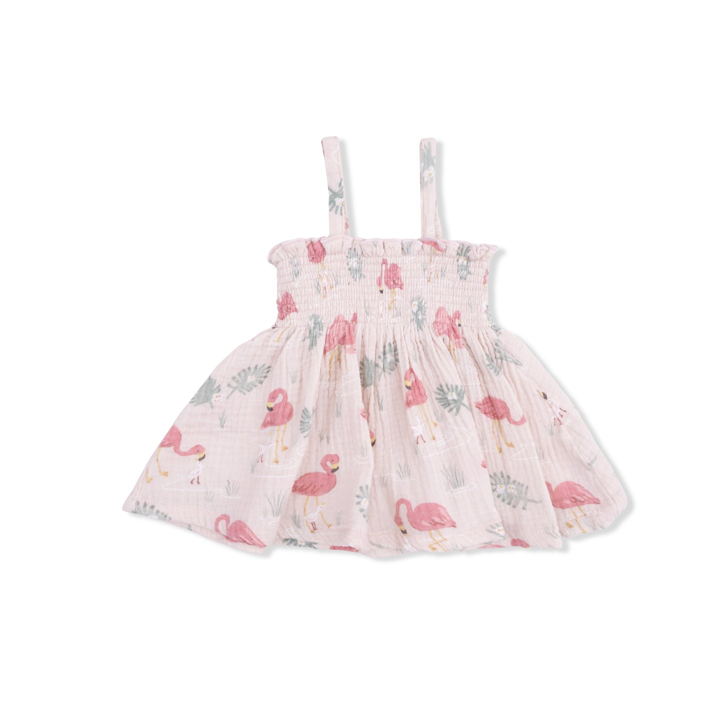 Angel Dear - Flamingos - Smocked Top & Smocked Waist Pants