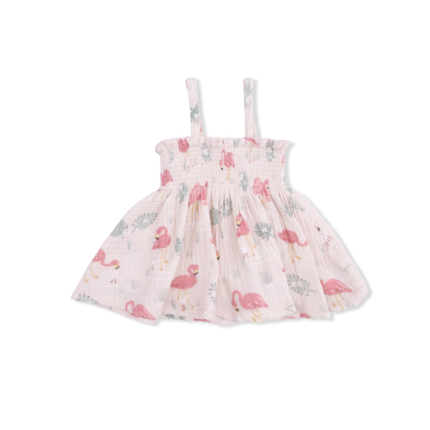 Angel Dear - Flamingos - Smocked Top & Smocked Waist Pants