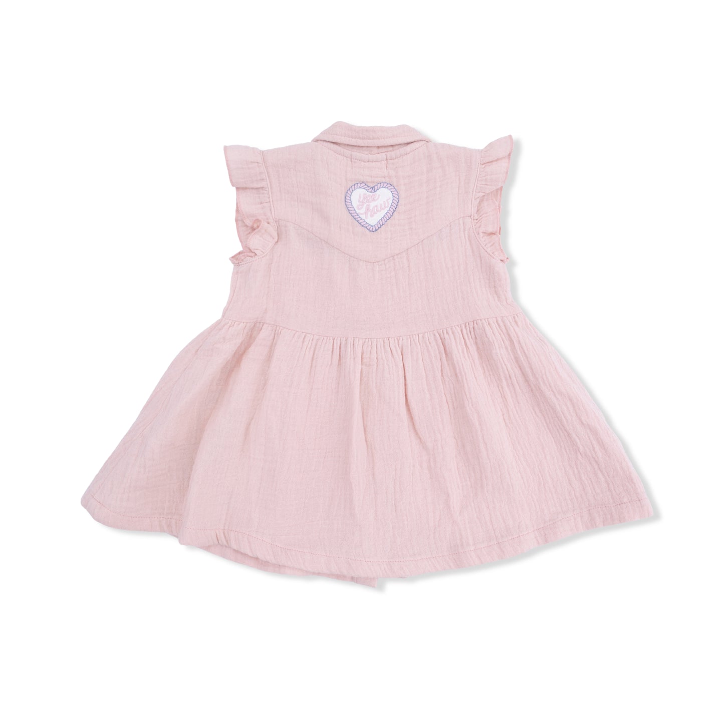 Angel Dear - Yee Haw Cowgirl - Western Pearl Snap Dress & Bloomer