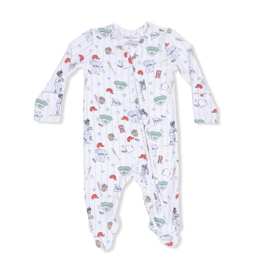 Angel Dear - Home Run Baseball 2 Way Zipper Footie