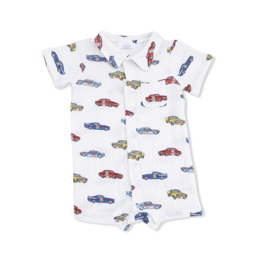 Angel Dear - Race Cars Polo Shortie