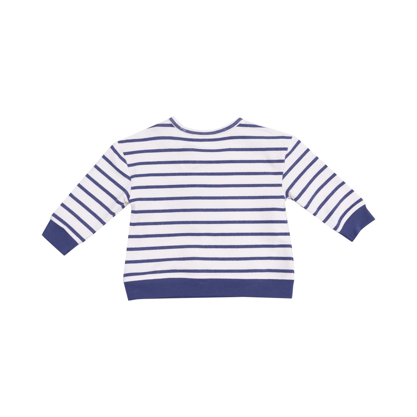 Angel Dear - Navy Stripe French Terry Sweatshirt & Short